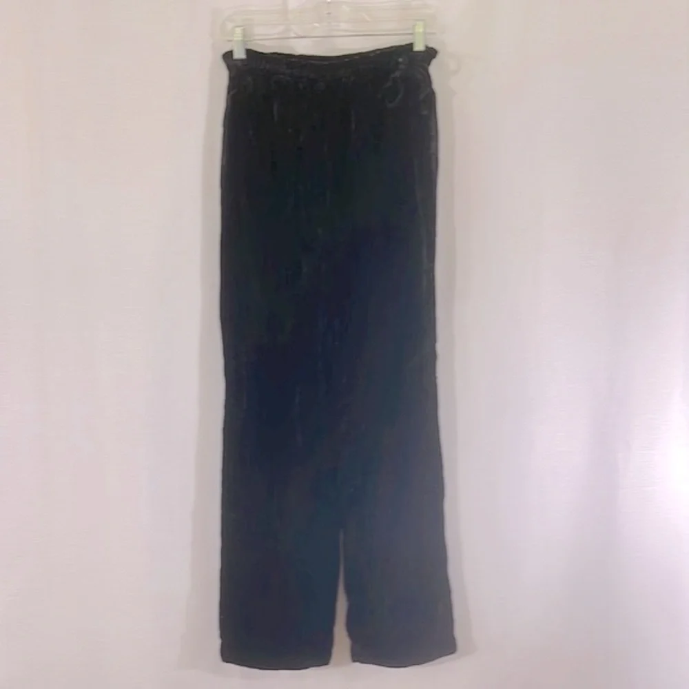 815 10/$50🏄🏻‍♀️ J. Jill Rayon Velvet Black Slacks